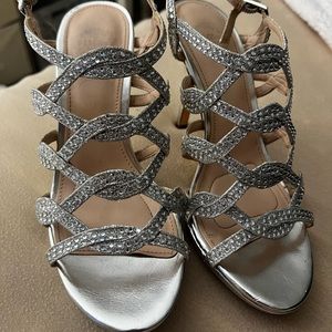 I. Miller silver heels.